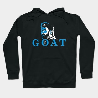 Leo Messi GOAT, Argentina Football Hoodie